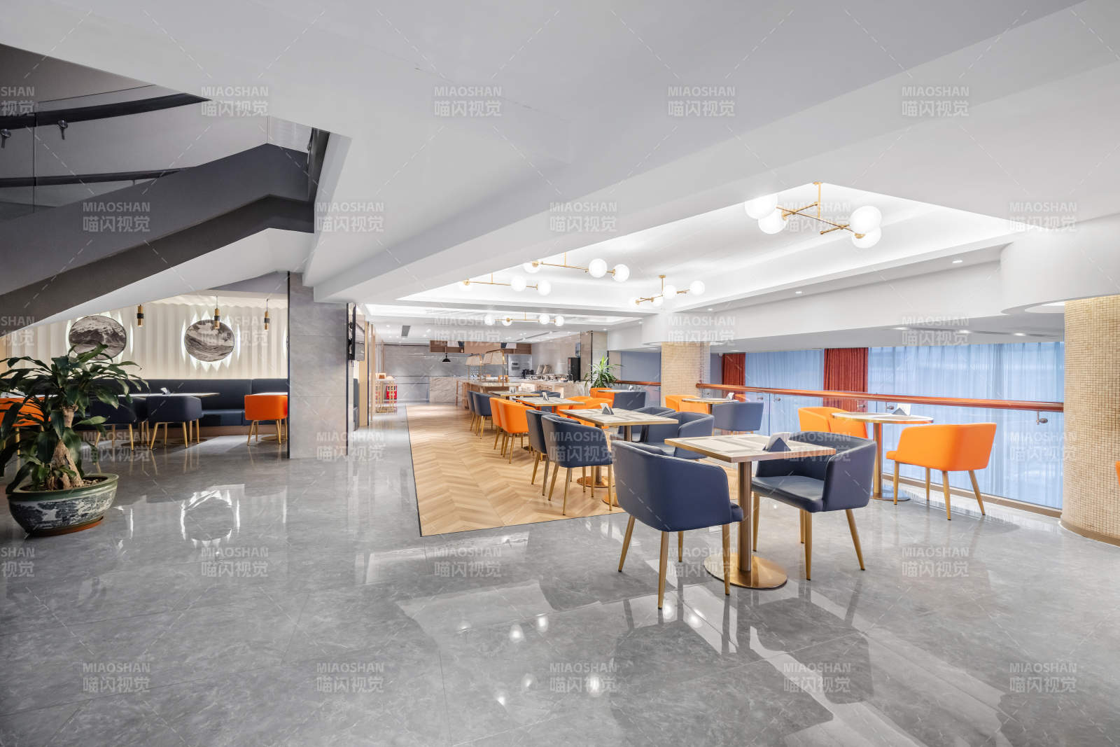 现代简约餐厅空间图片