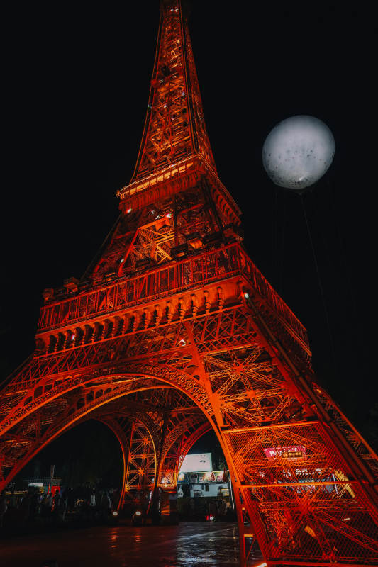 埃菲尔铁塔夜景图片