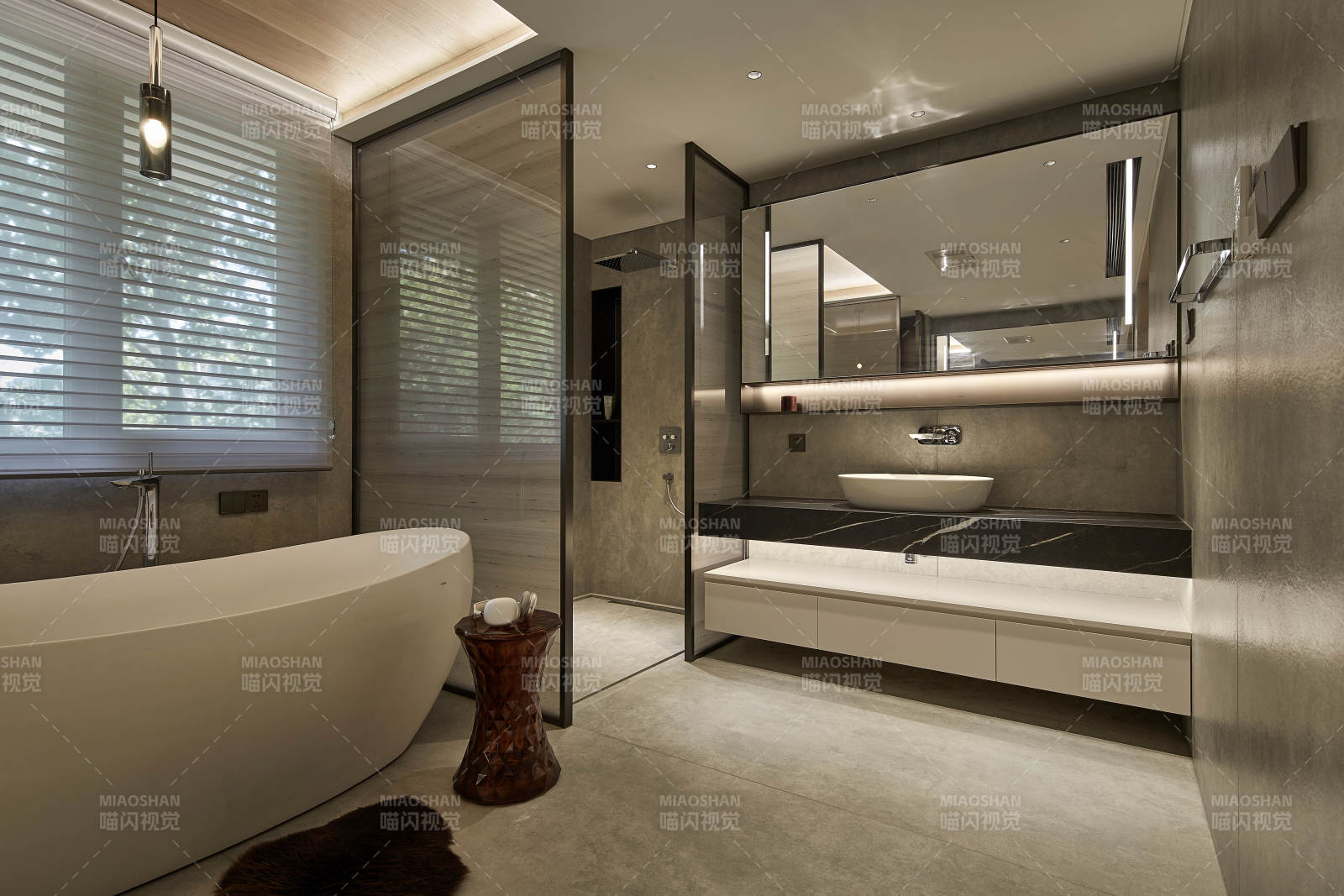 现代简约浴室设计图片