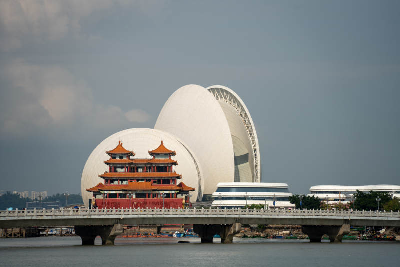 珠海大剧院风光图片