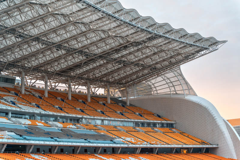 广州海心沙亚运会现代体育场穹顶图片