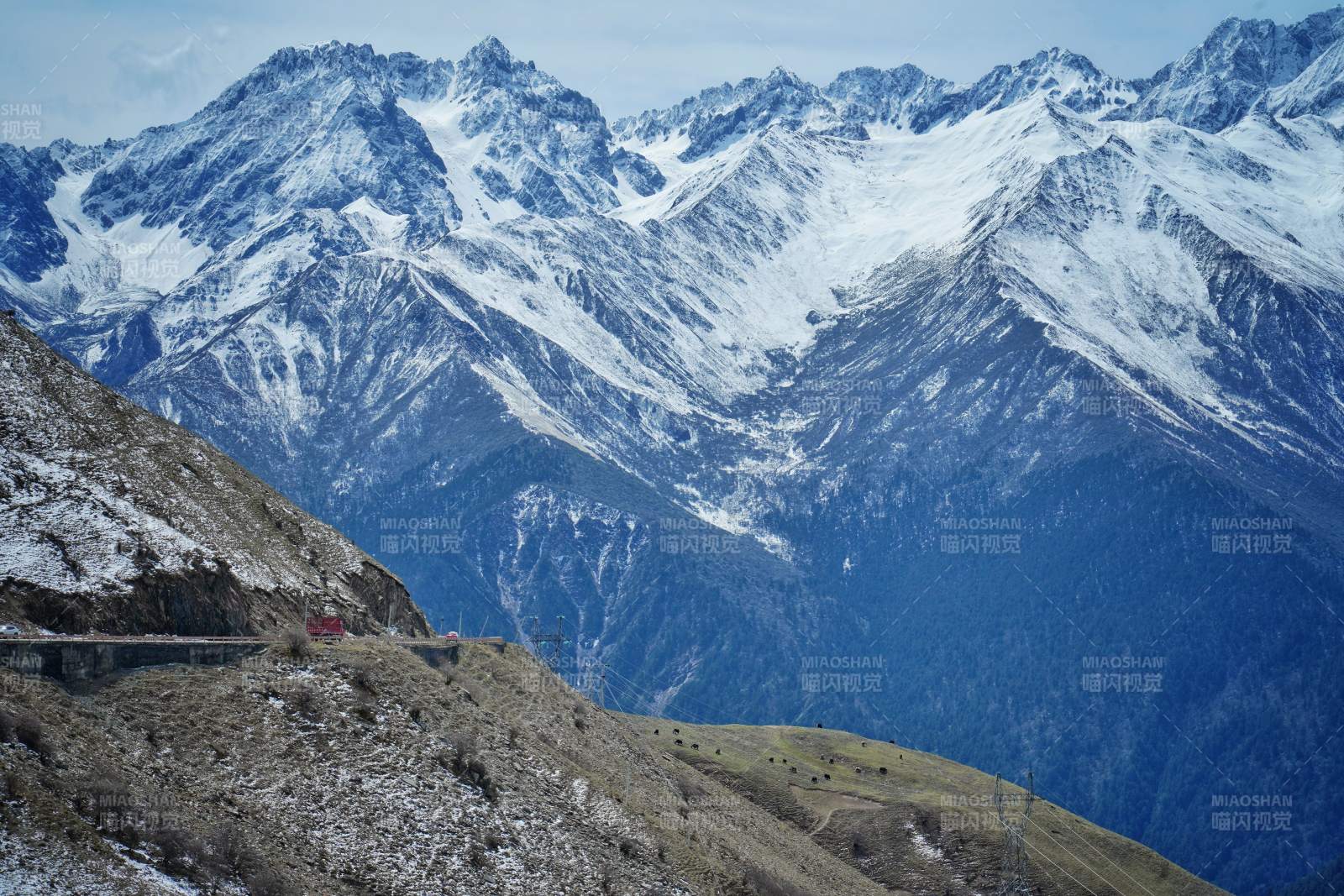 川西巴郎山到四姑娘山的风景长廊图片