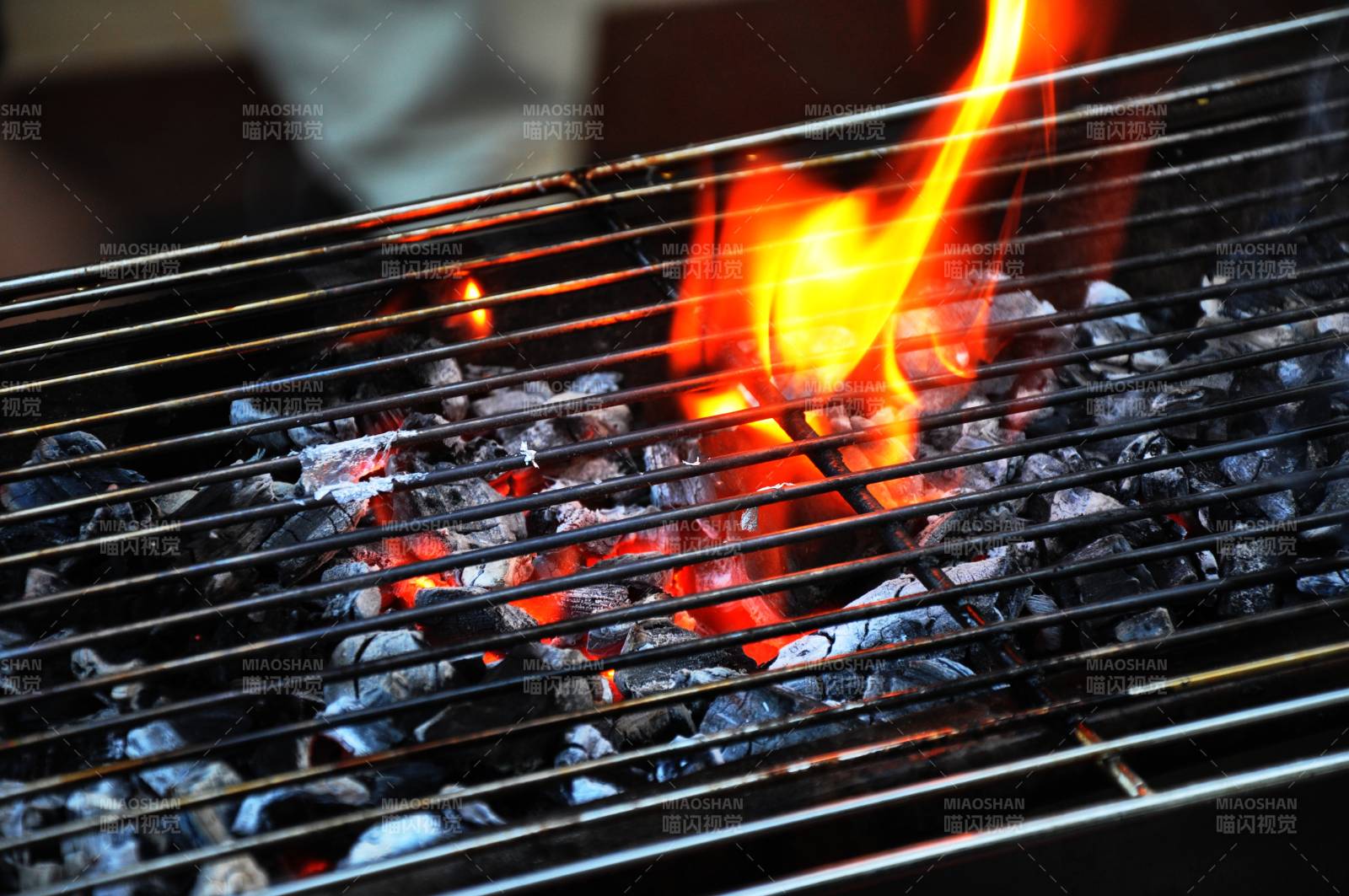 炭火烧烤图片