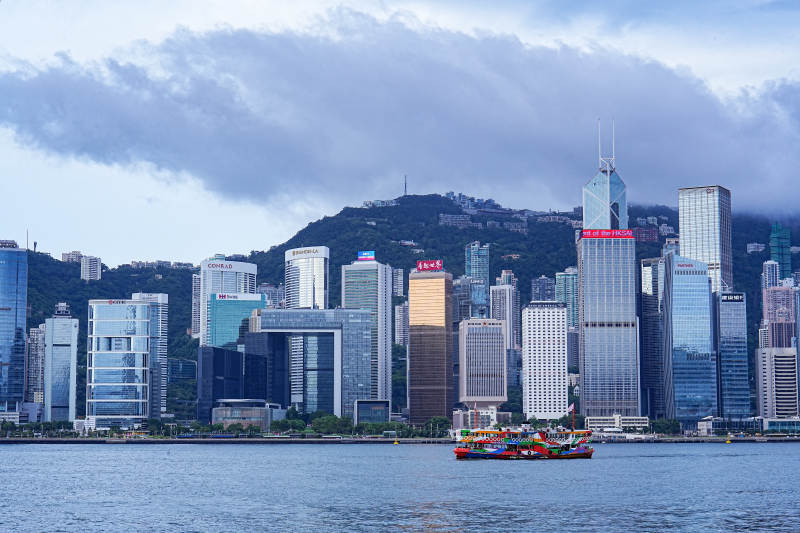 香港维港夜景图片