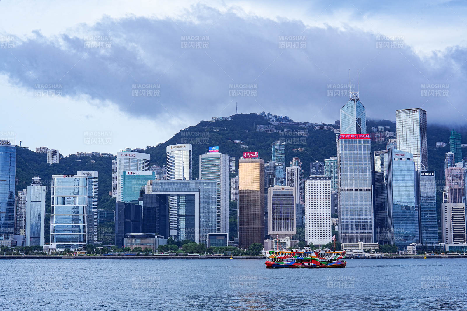 香港维港夜景图片