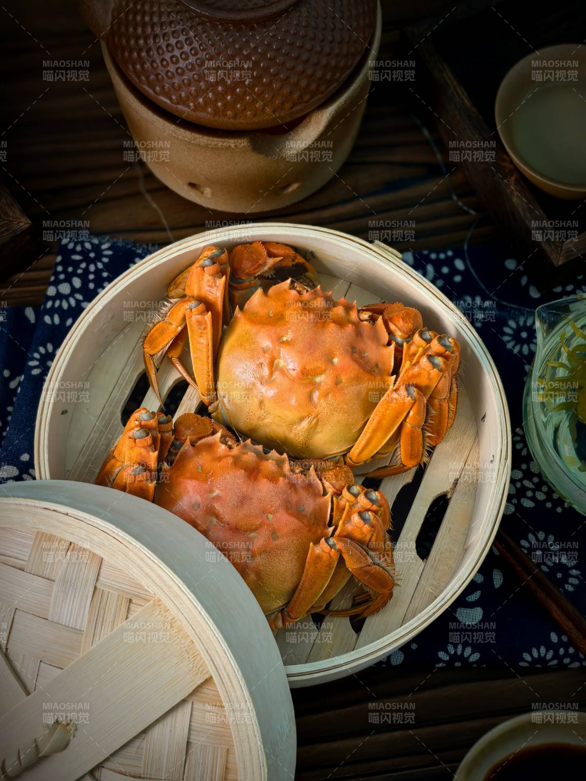 蒸蟹美味呈现图片