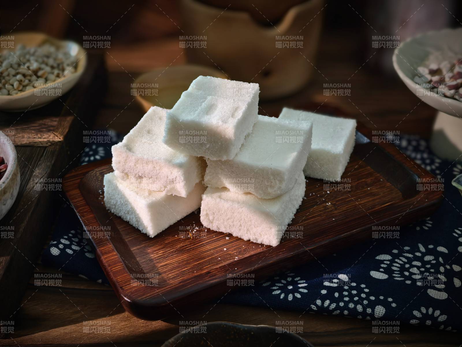 中式点心茯苓糕图片