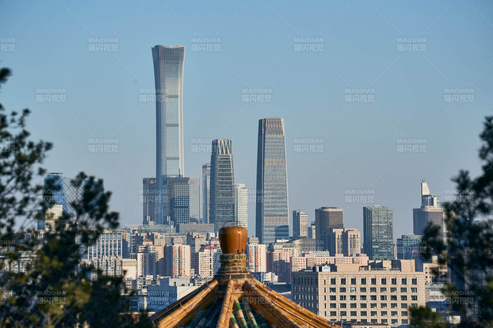 北京城市天际线图片