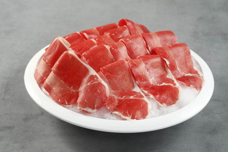 新鲜牛肉片图片