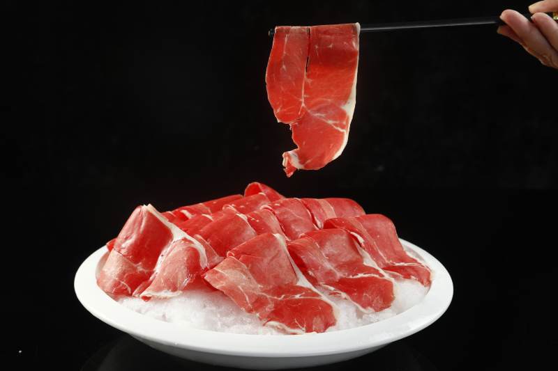 鲜嫩牛肉片图片