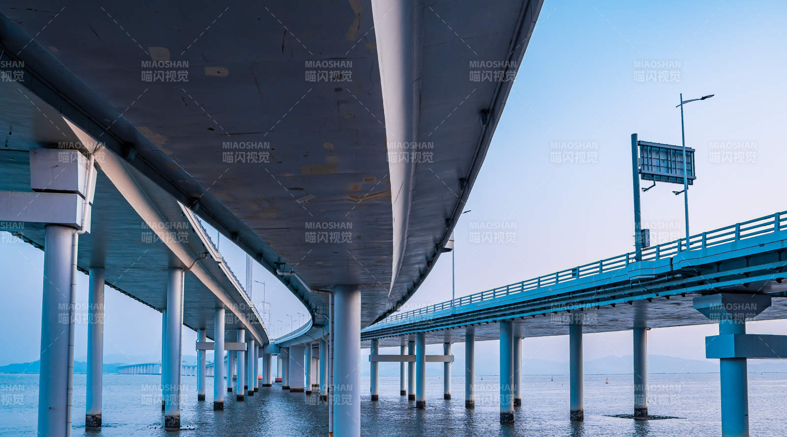 深圳湾跨海大桥风光图片