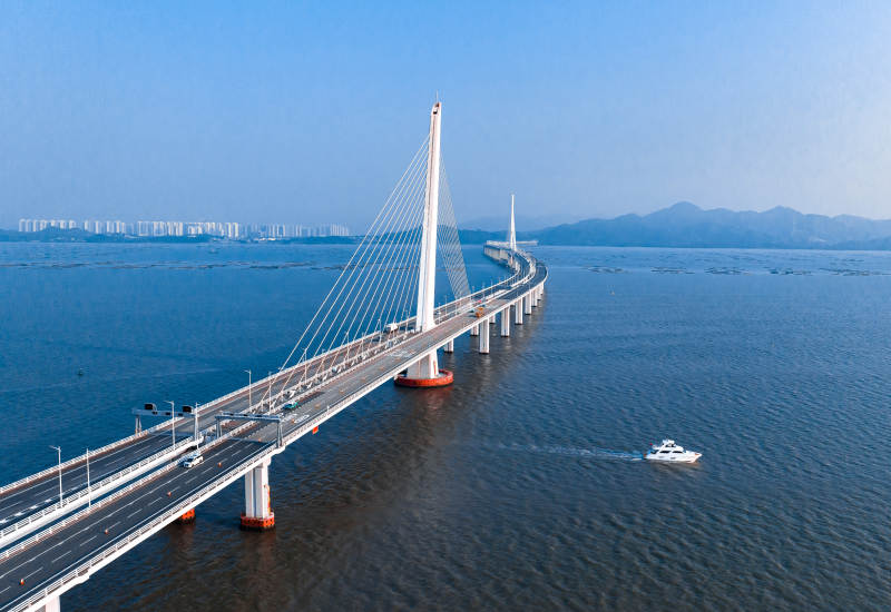 深圳湾跨海大桥图片