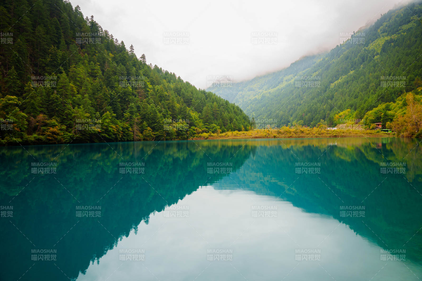 碧湖映山 静谧如画  九寨沟图片