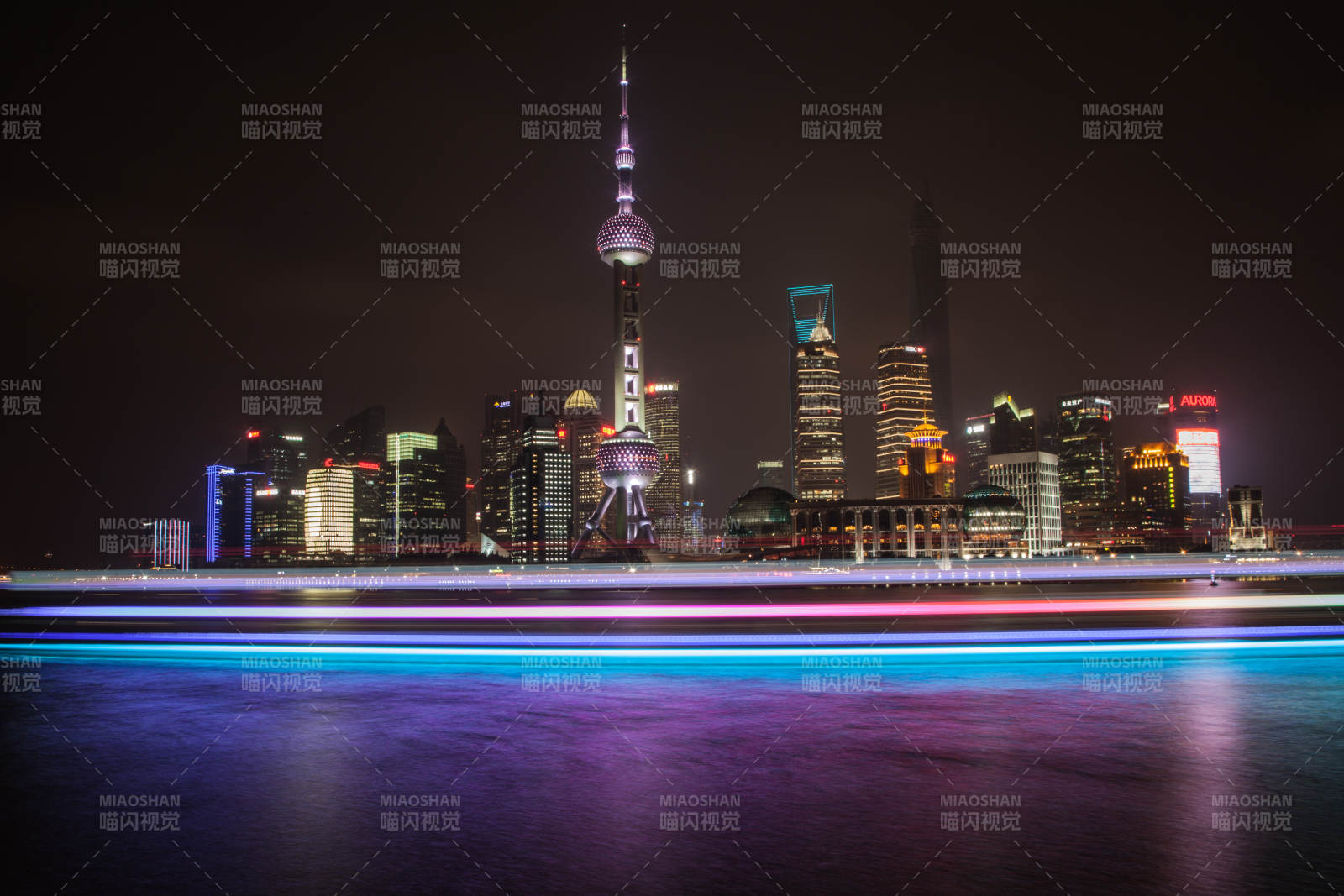 上海夜景璀璨图片