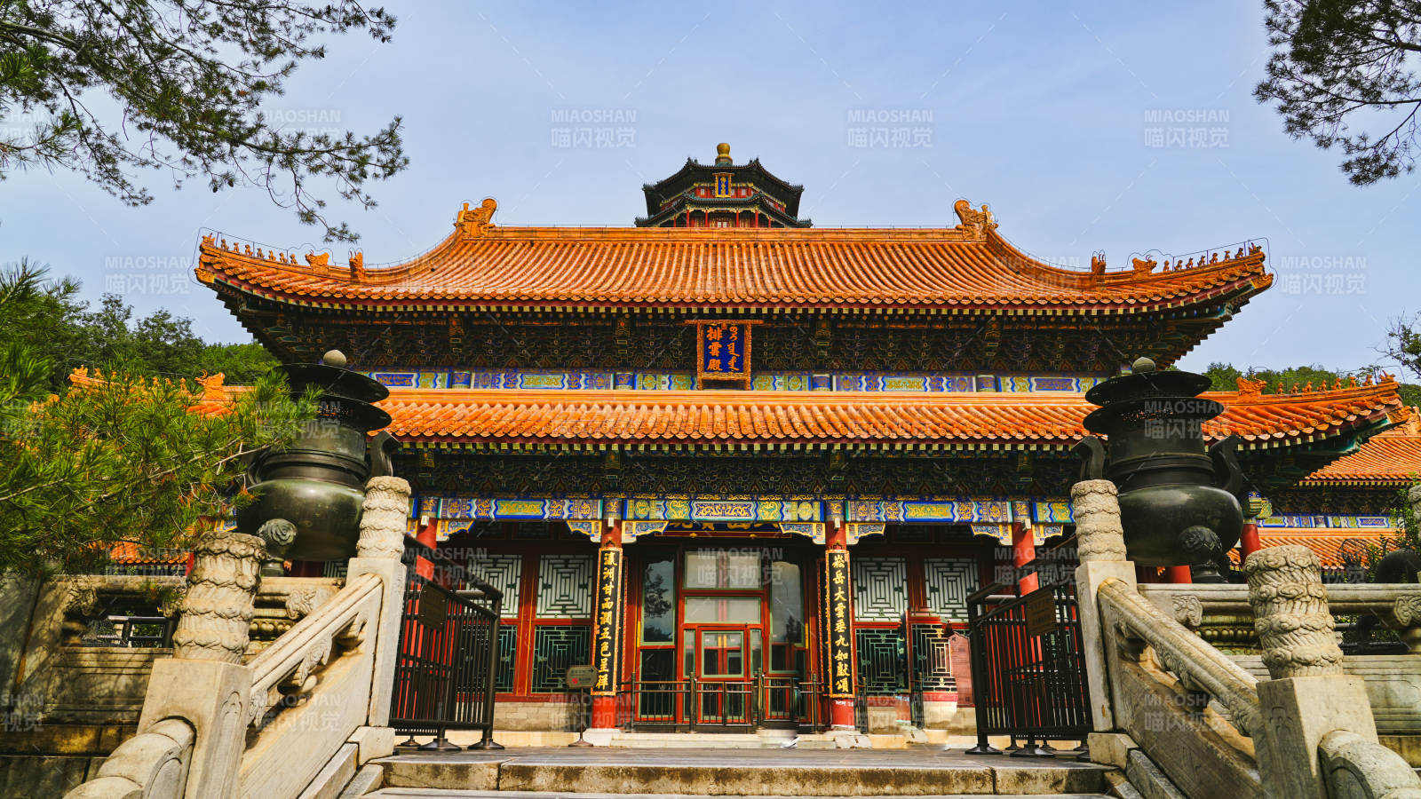 颐和园佛香阁古色古香图片