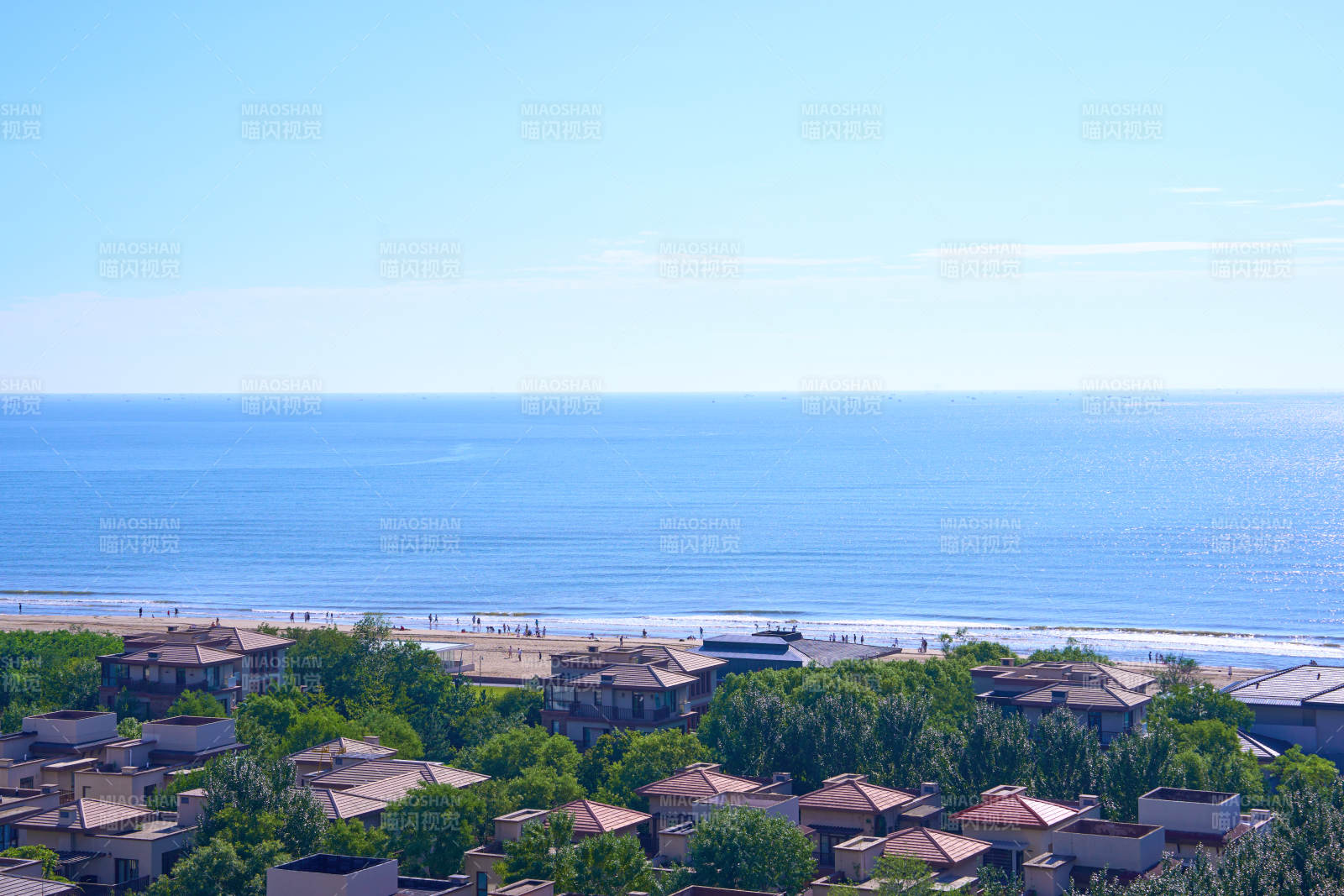 北戴河阿那亚海滨小镇风光图片