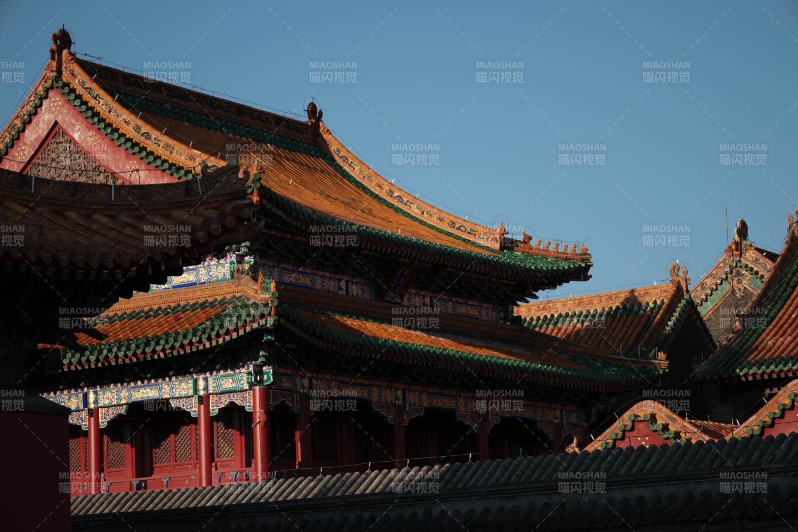 故宫飞檐翘角图片