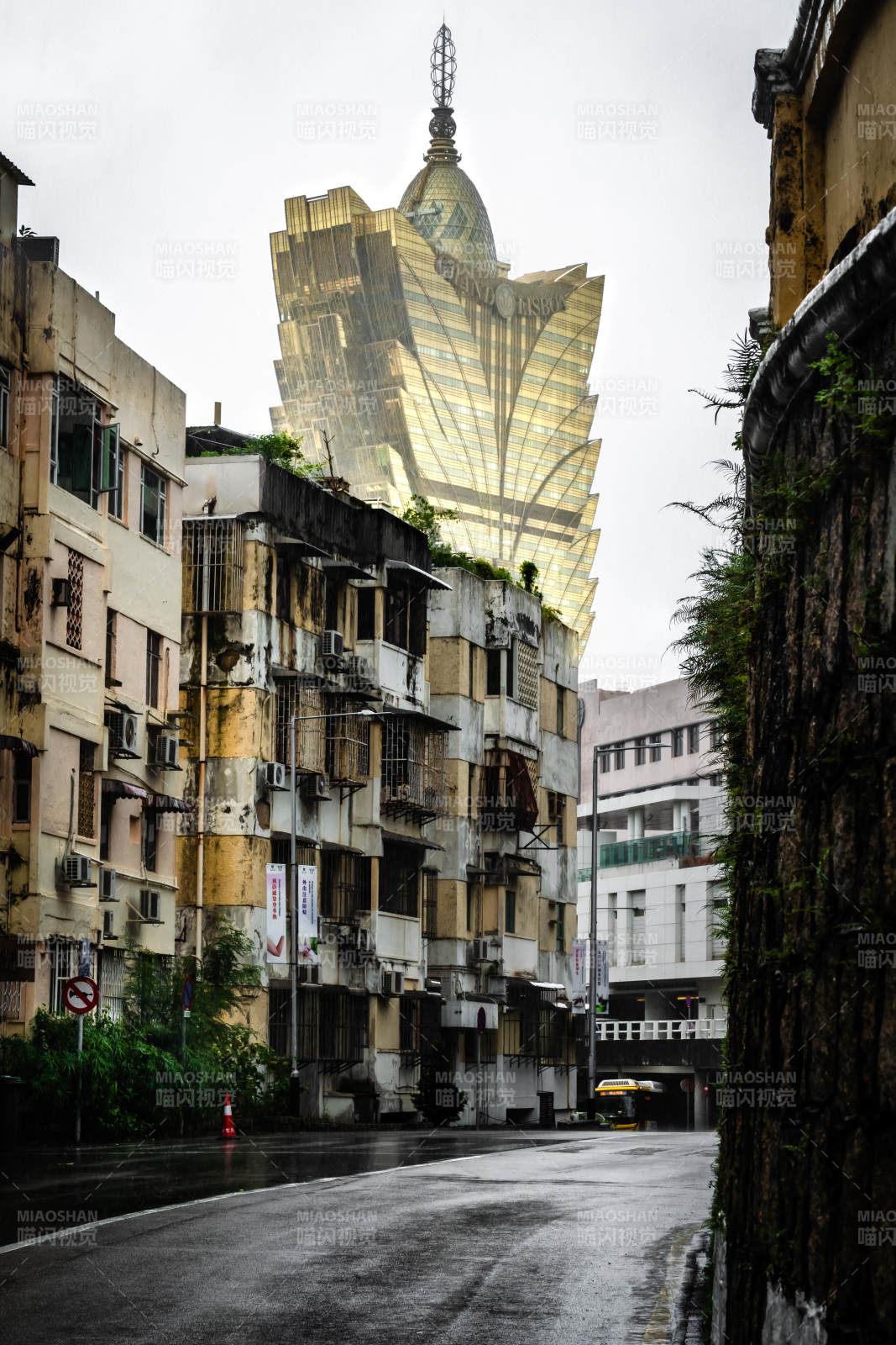 澳门街景与新葡京大酒店图片