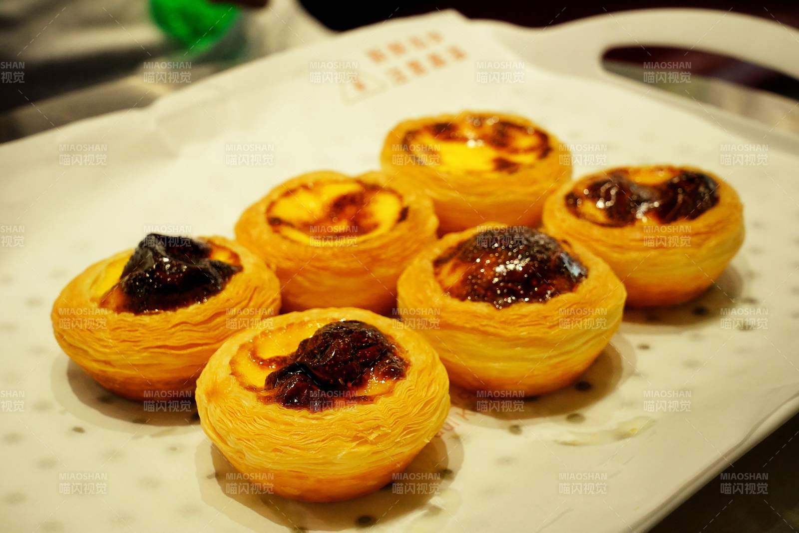 焦糖蛋挞小点心图片