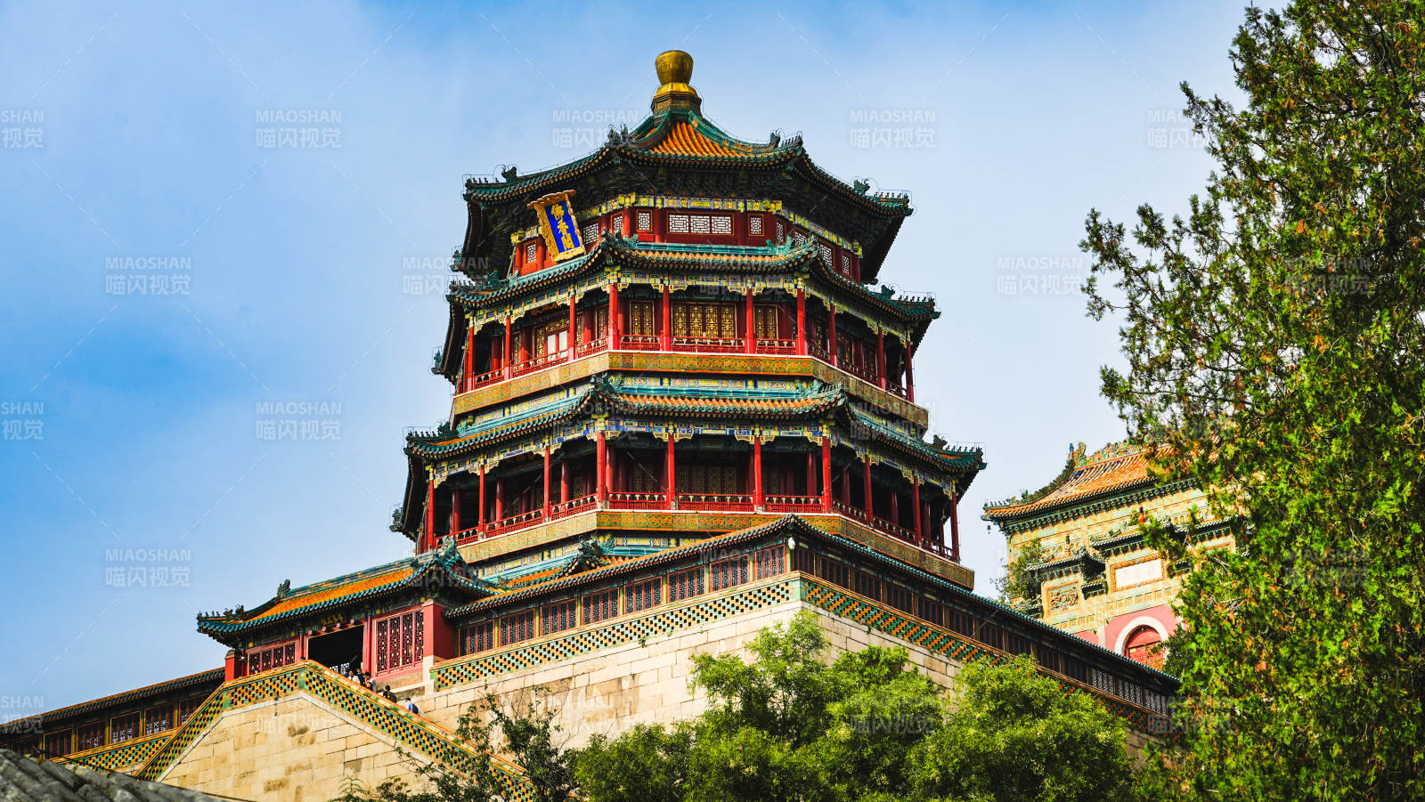 颐和园佛香阁图片