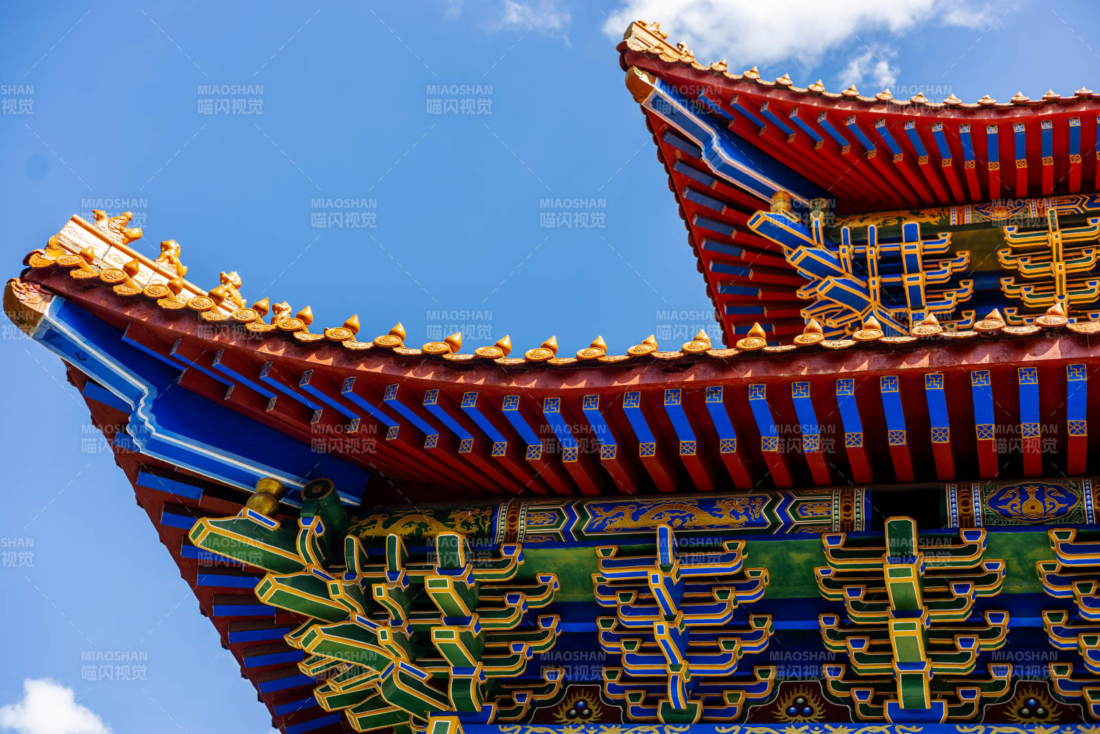 古建筑飞檐翘角图片