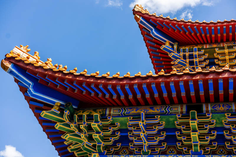 古建筑飞檐翘角图片