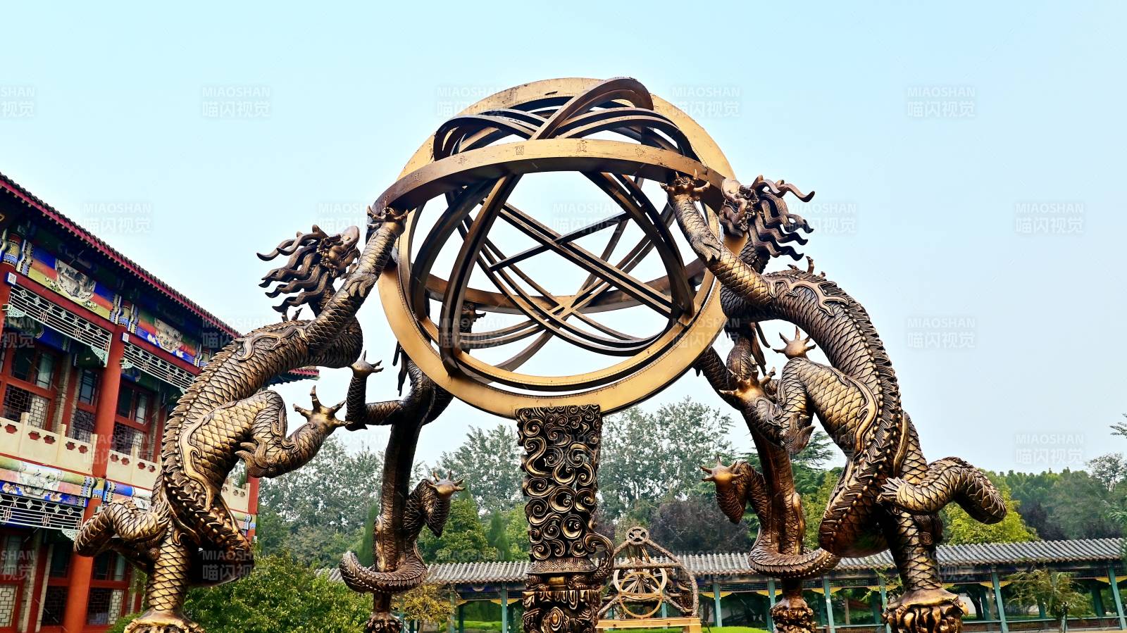 中国古代天文观测仪-浑天仪图片