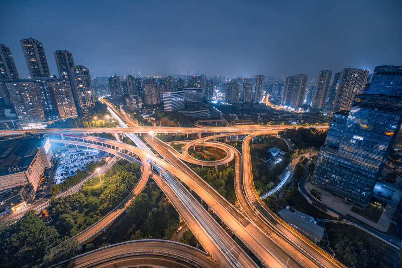 重庆五里店立交桥图片