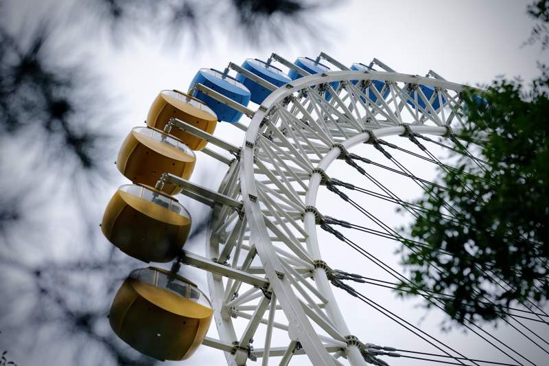 摩天轮的旋转之美图片