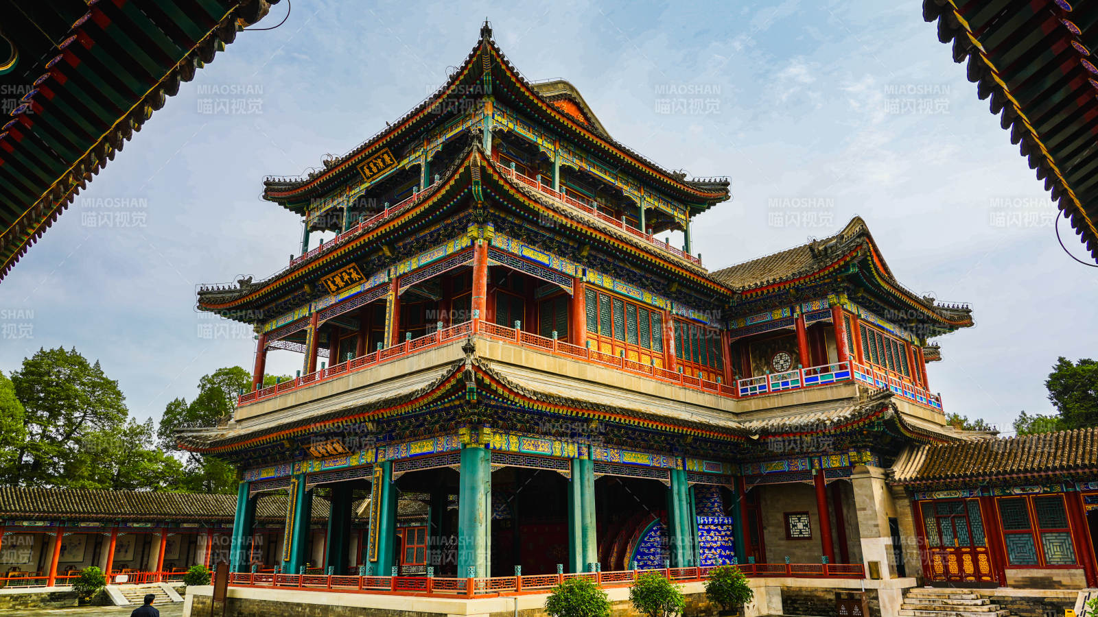 颐和园大戏楼古建筑之美图片