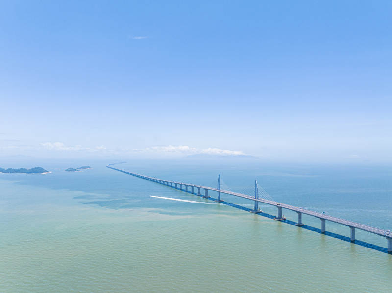 港珠澳大桥远景图片