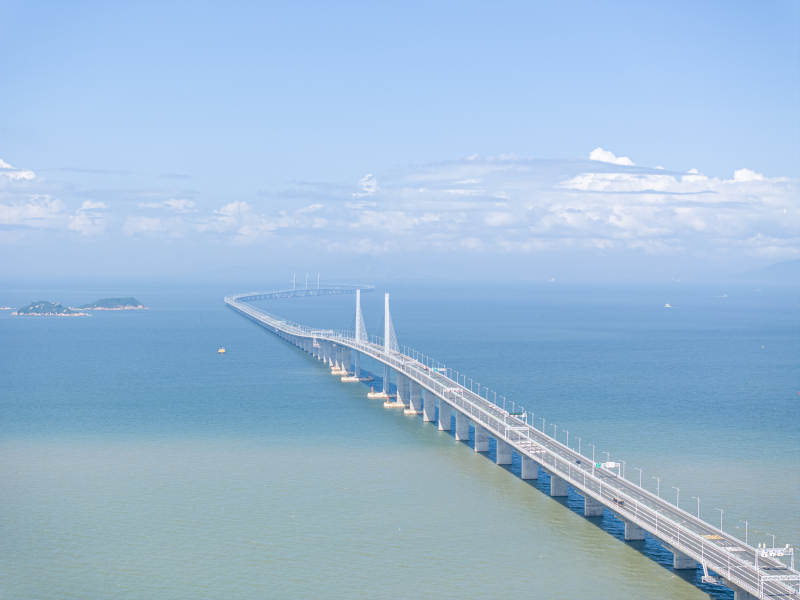 港珠澳大桥远景图片