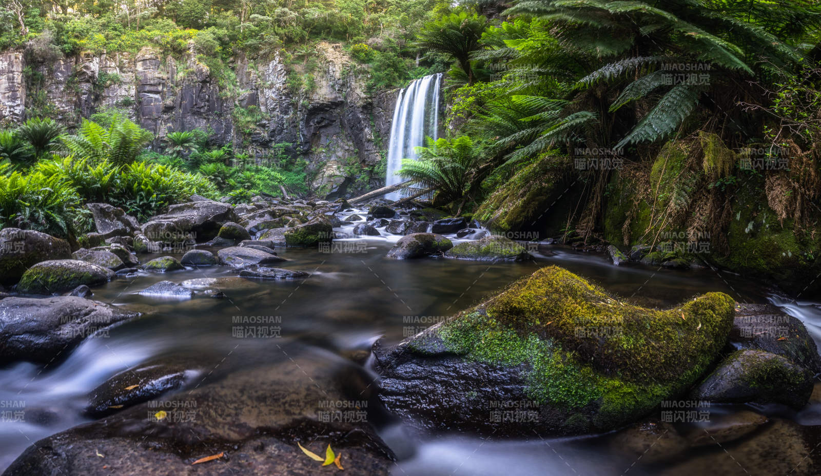 澳洲大洋路沿途瀑布幽谷图片