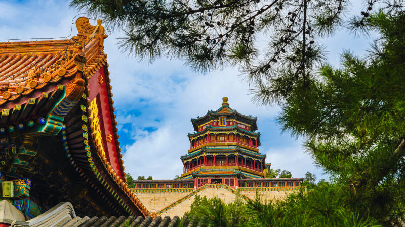 北京颐和园佛香阁图片