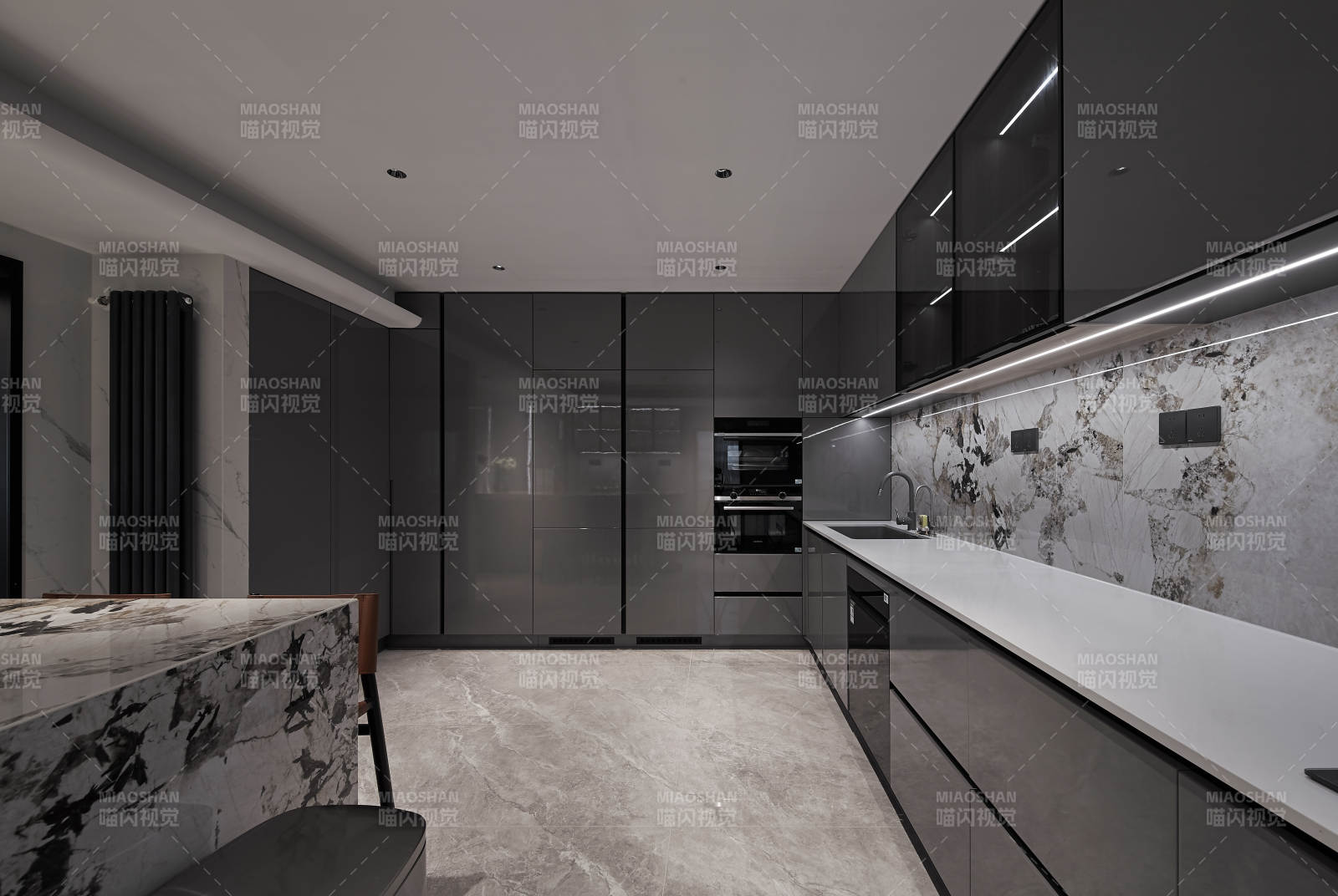 现代简约厨房设计图片