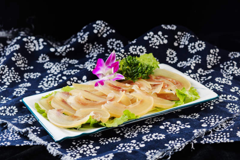 牛筋切片摆盘图片