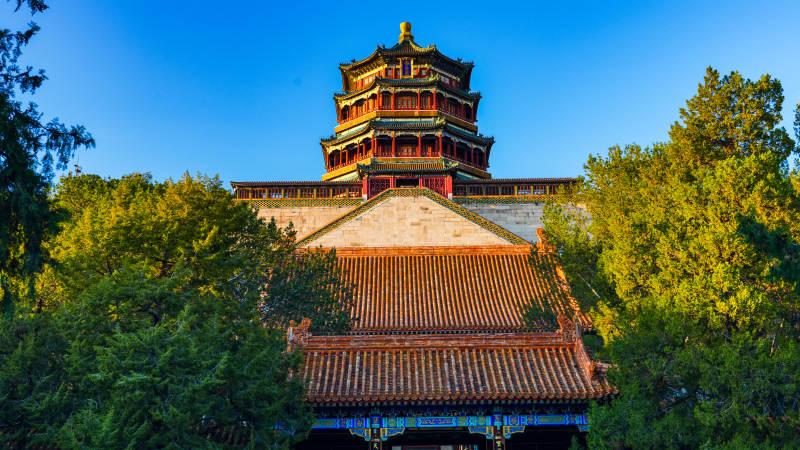 颐和园佛香阁图片