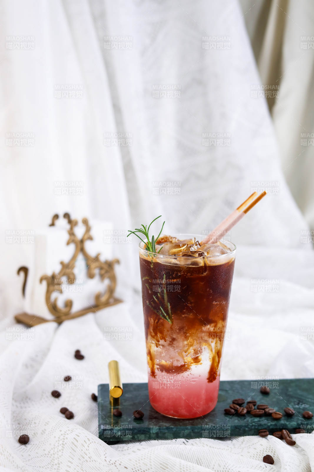 冰咖玫瑰饮图片