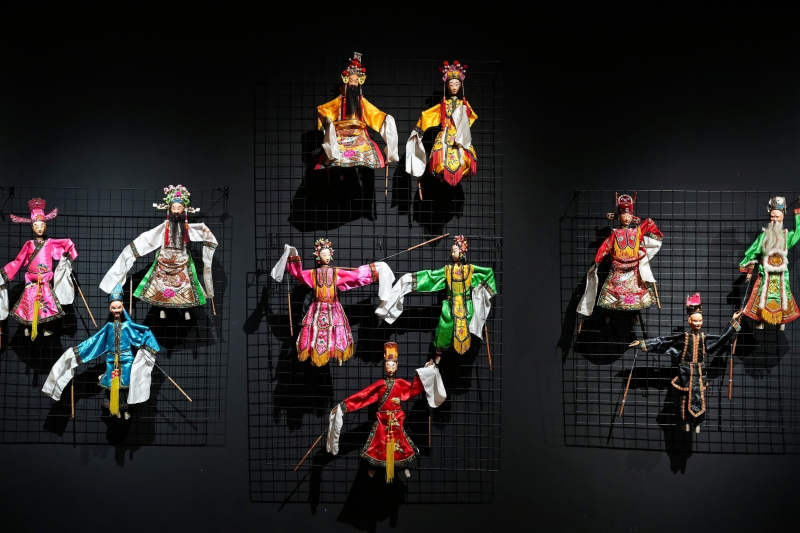 彩绘木偶展图片