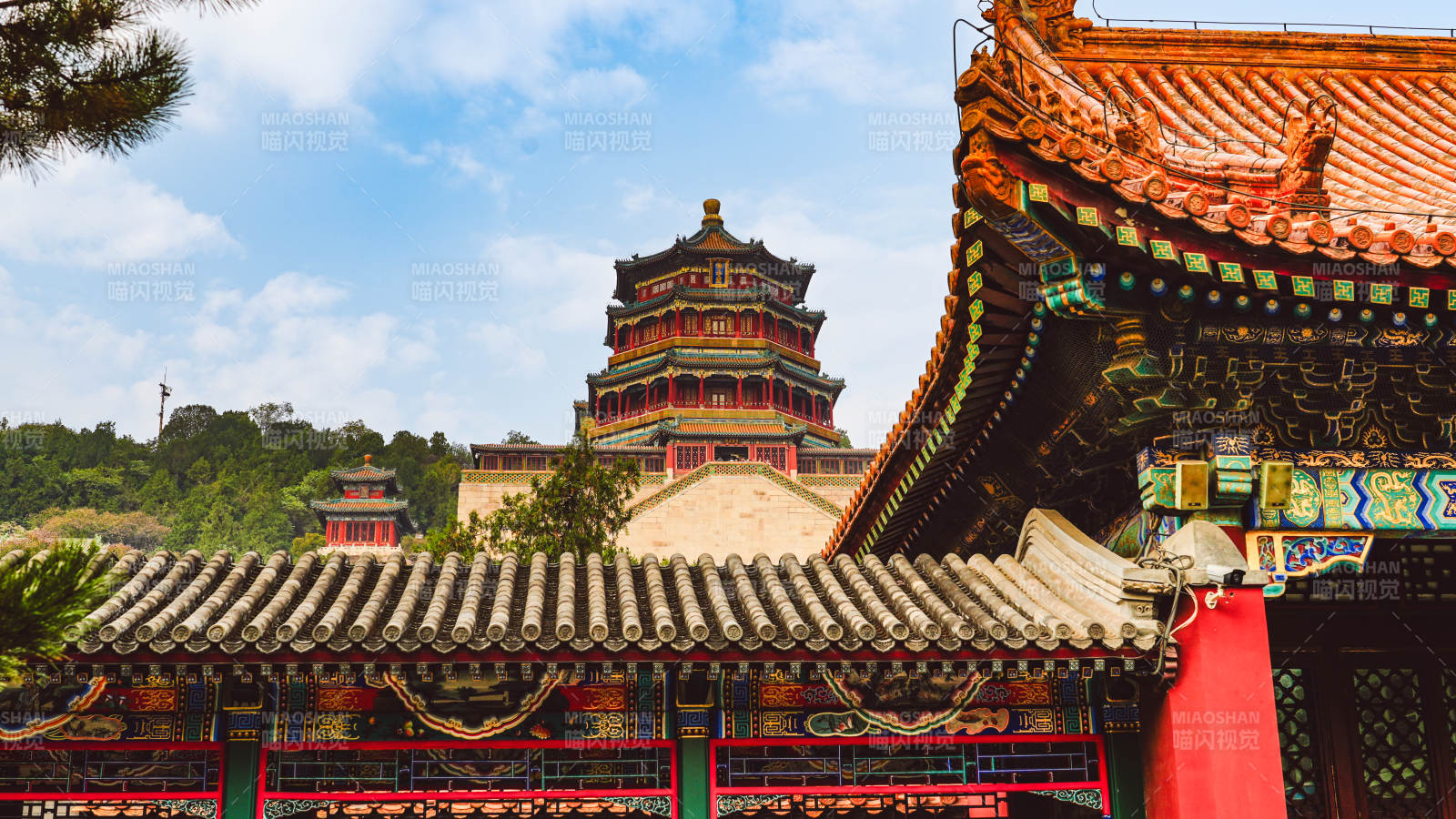 颐和园佛香阁图片