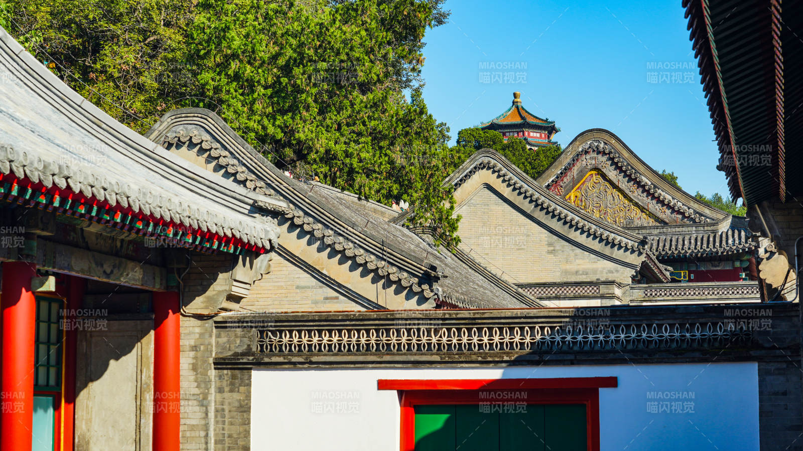 古建筑群风光图片