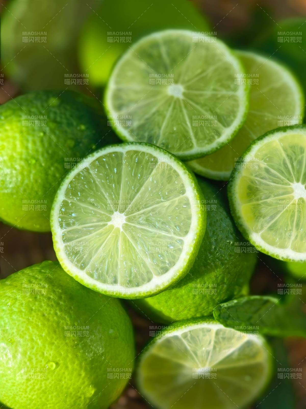 青柠切片 清新诱人图片