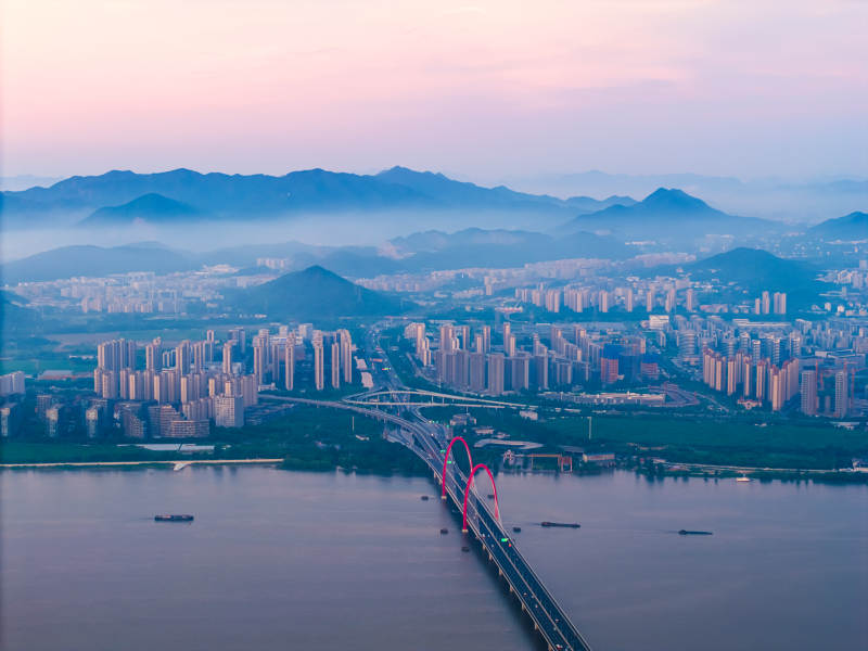 浙江省杭州市滨江区之江大桥图片