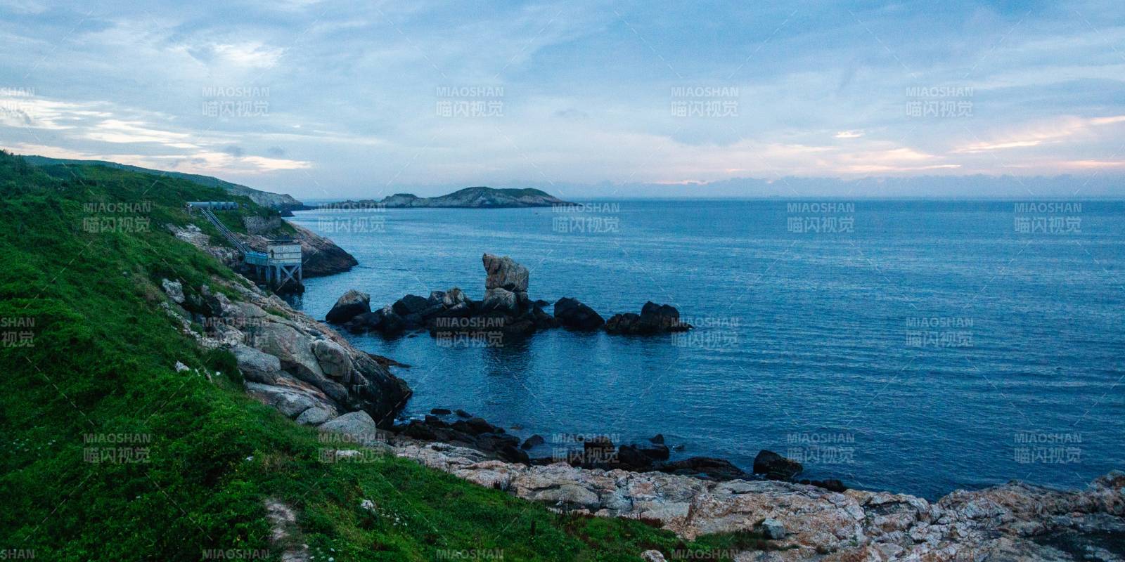 渔山岛海岸晨曦风光图片