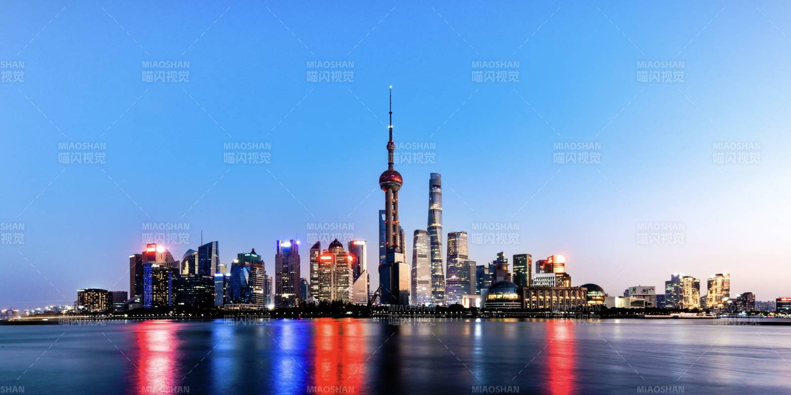 上海夜景璀璨图片