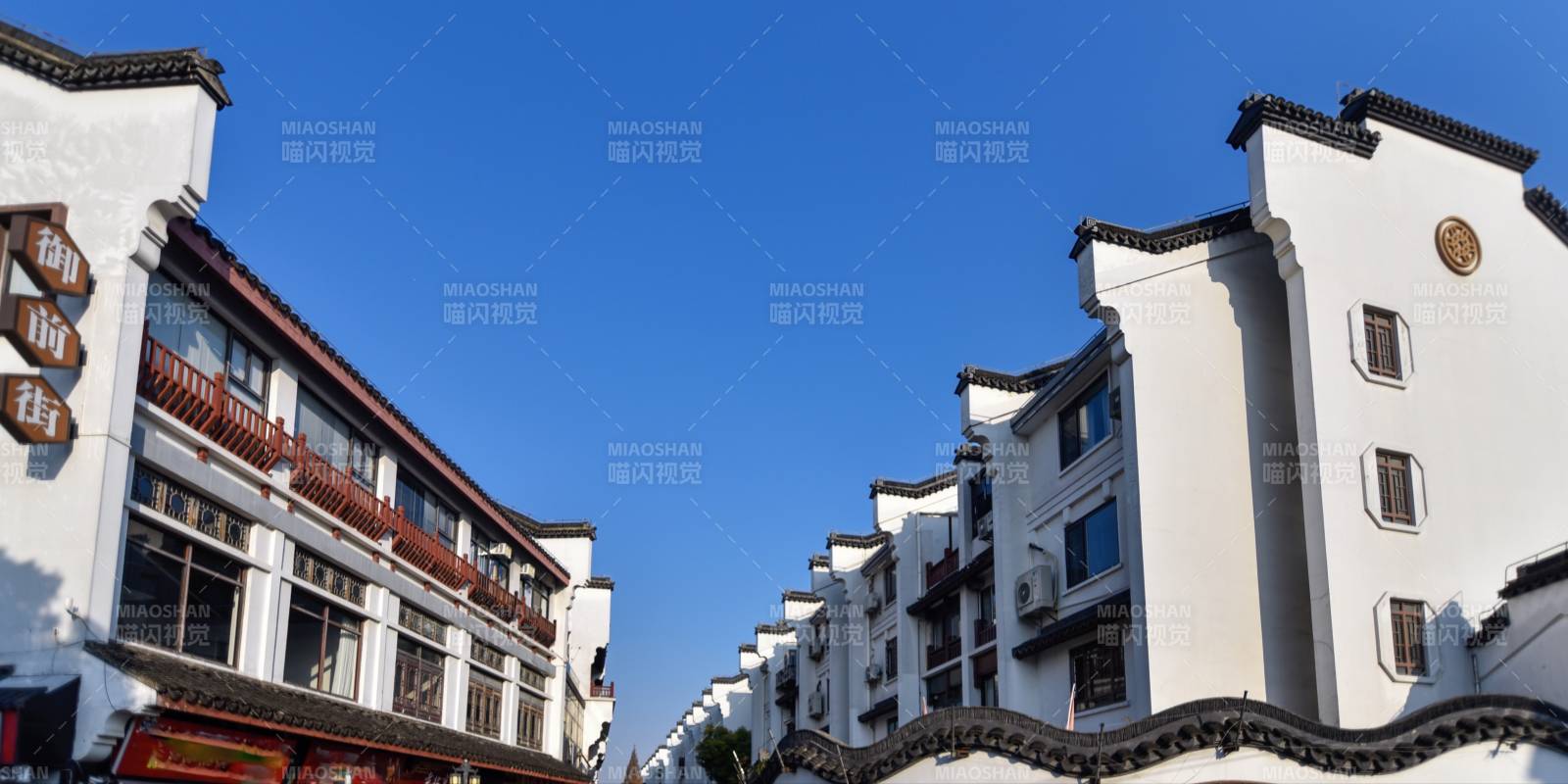 上海徽派建筑街景图片