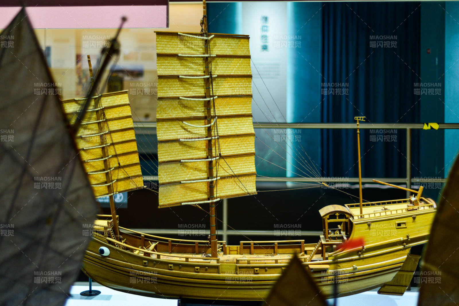 古船模型展示图片