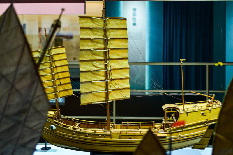 古船模型展示图片