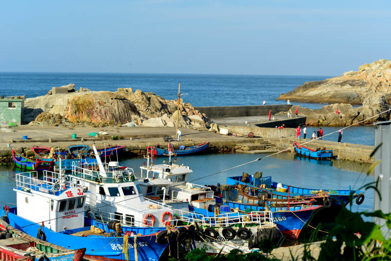 渔港风光图片