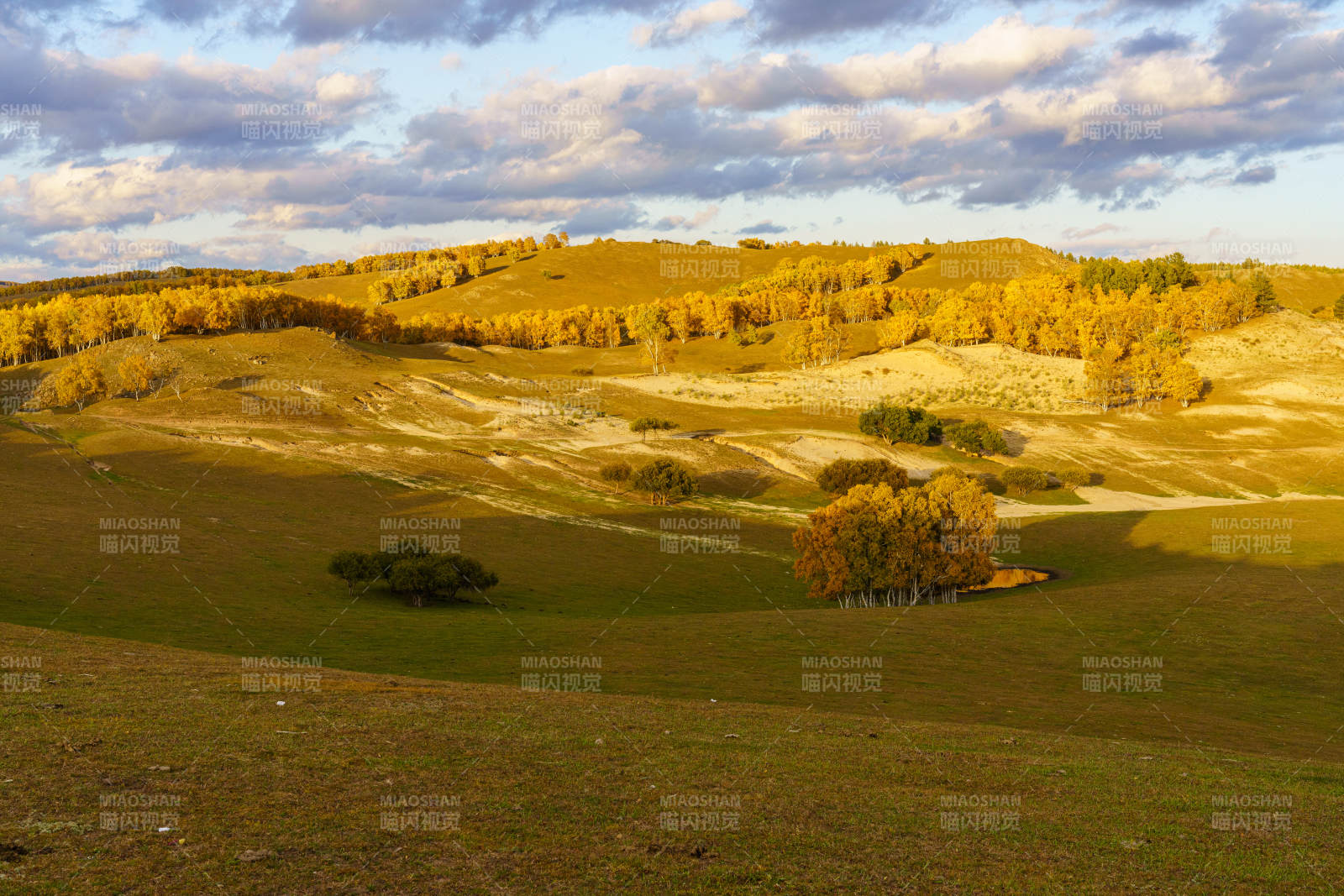 乌兰布统秋日草原风光图片
